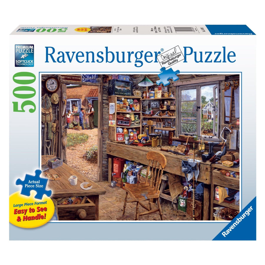 Puzzle 500: L'atelier de papa / Grand format CASSE-TÊTE - 400 - 550 morceaux