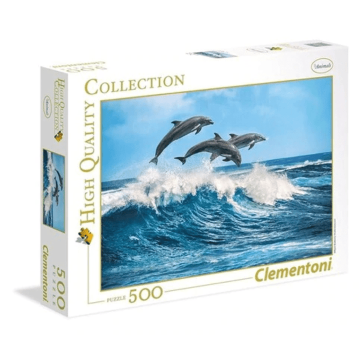 Puzzle 500: Les dauphins CASSE-TÊTE - 400 - 550 morceaux