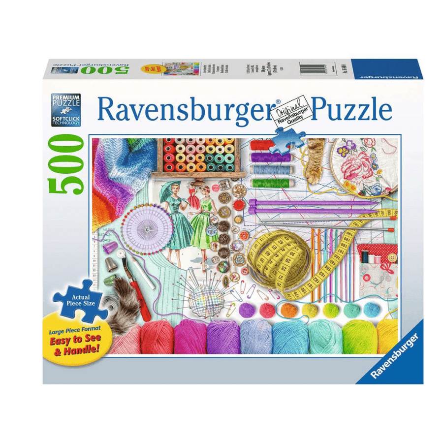 Puzzle 500: Needlework Station CASSE-TÊTE - 400 - 550 morceaux