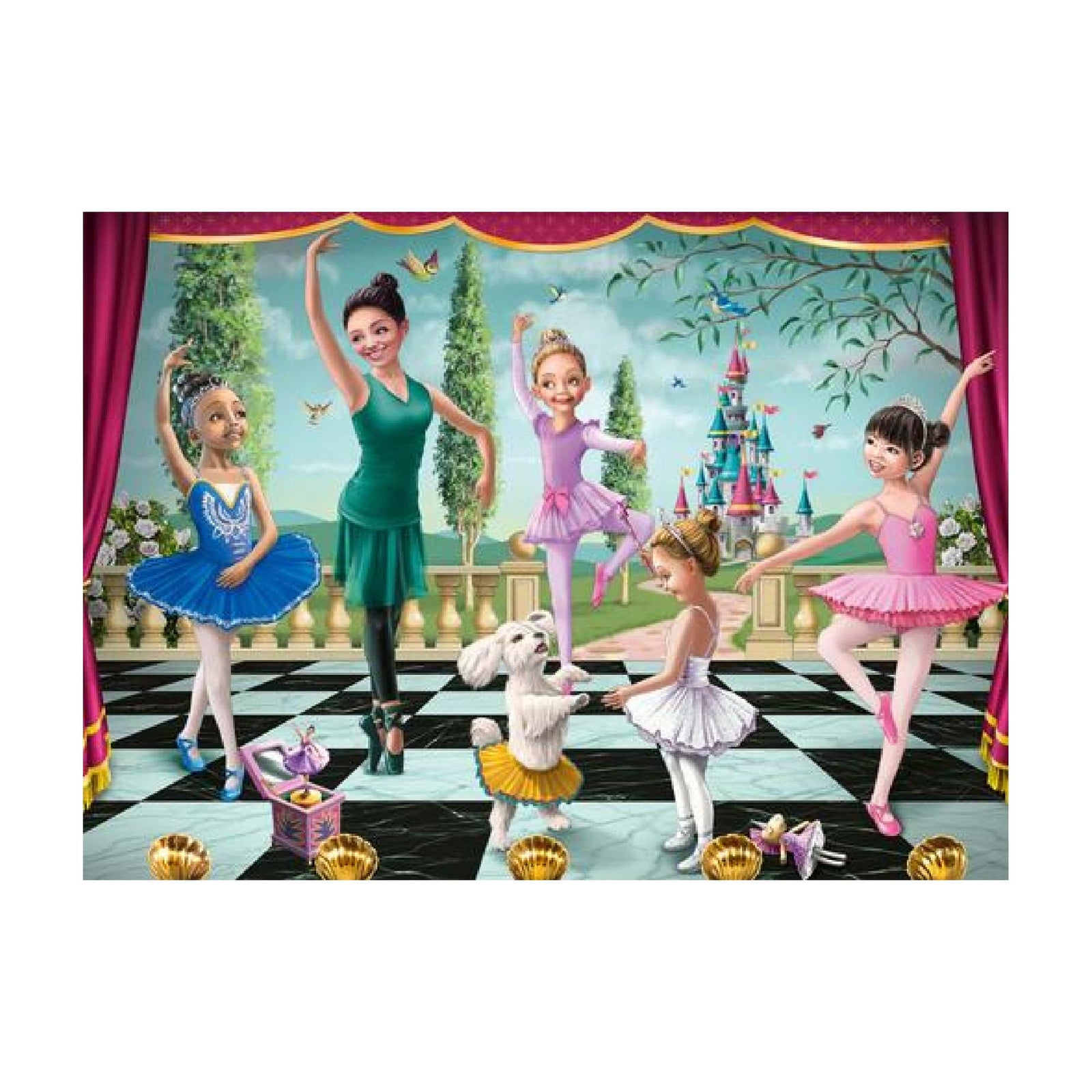 Puzzle 60: La répétition de ballet 60pcs CASSE-TÊTE - 50 - 99 morceaux