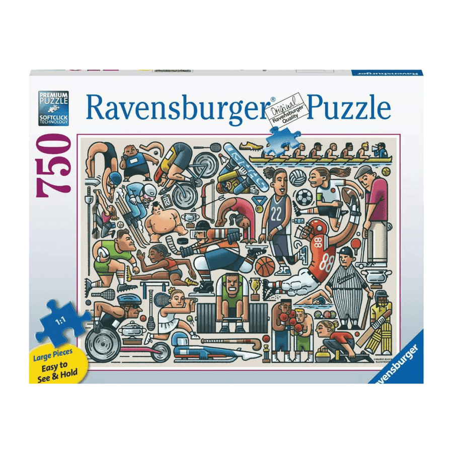 Puzzle 750: Athletic Fit CASSE-TÊTE - 600 - 900 morceaux