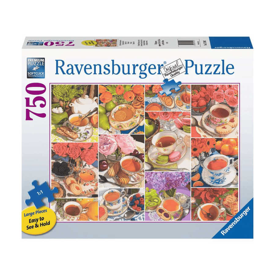 Puzzle 750: Teatime CASSE-TÊTE - 600 - 900 morceaux