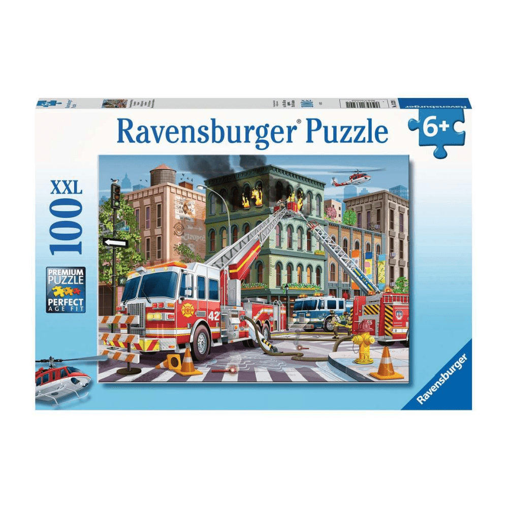 Puzzle XXL 100: Fire Truck Rescue CASSE-TÊTE - 100 - 150 morceaux