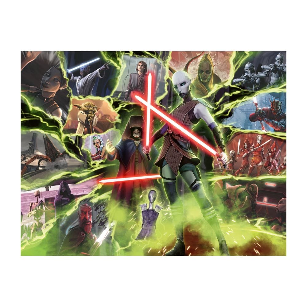 Star Wars Villainous : Asajj Ventress (1000 pcs) CASSE-TÊTE - 1000 morceaux