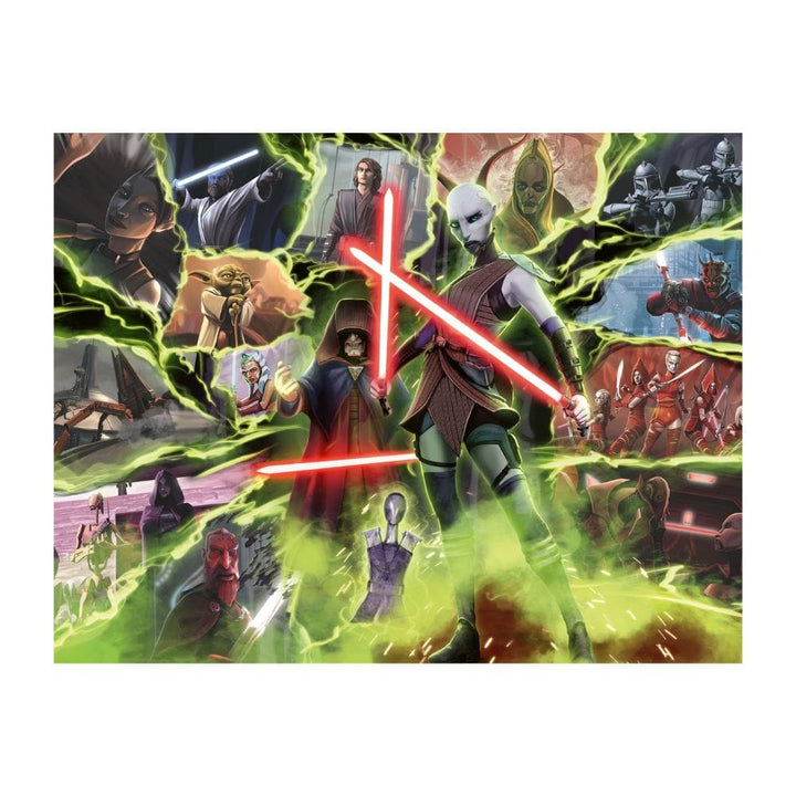 Star Wars Villainous : Asajj Ventress (1000 pcs) CASSE-TÊTE - 1000 morceaux