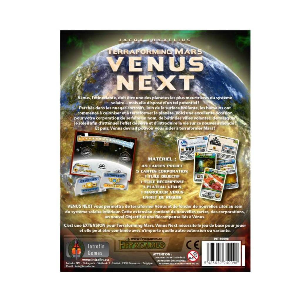 Terraforming Mars - Ext. Venus Next (FR) JEUX - Stratégie - Stratégie intermédiaire