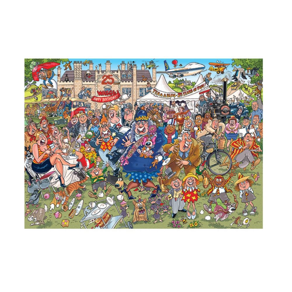 Wasgij - Original #40 - La garden-party du 25e anniversaire! (1000 pcs) CASSE-TÊTE - 1000 morceaux